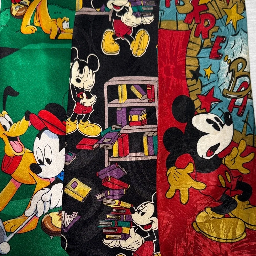 Disney Mickey Mouse Men's Tie Set - Multicolor